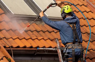 Démoussage et hydrofuge de toiture à Rouans
